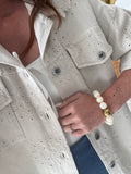 VESTE JASMINE BLANC CASSE