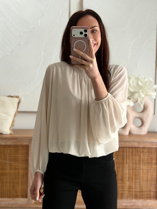 BLOUSE MARIA BEIGE