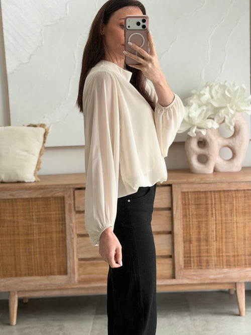 BLOUSE MARIA BEIGE