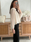 BLOUSE MARIA BEIGE