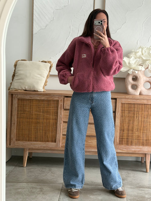 VESTE MAYLINE VIEUX ROSE