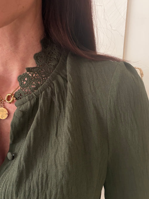 CHEMISE MAELIE KAKI