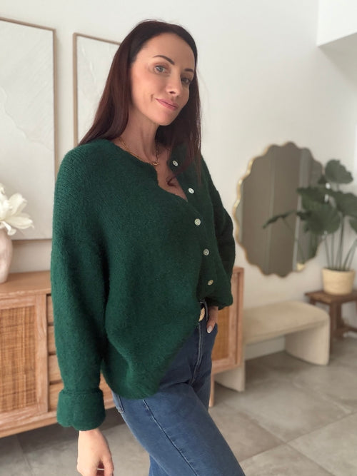 GILET ALIX VERT SAPIN