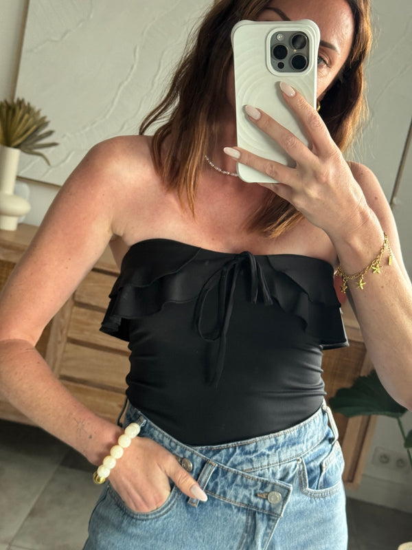 BUSTIER ELO NOIR