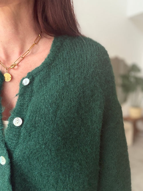 GILET ALIX VERT SAPIN