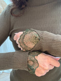 PULL FIN AZELIE KAKI
