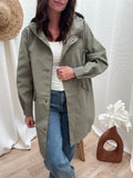 PARKA MORGANE VERT SAUGE