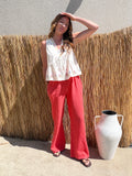 PANTALON ROMANE CORAIL