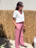 PANTALON ROMANE ROSE