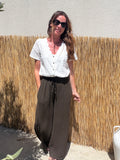PANTALON ROMANE MARRON
