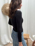 TOP JUSTINE NOIR