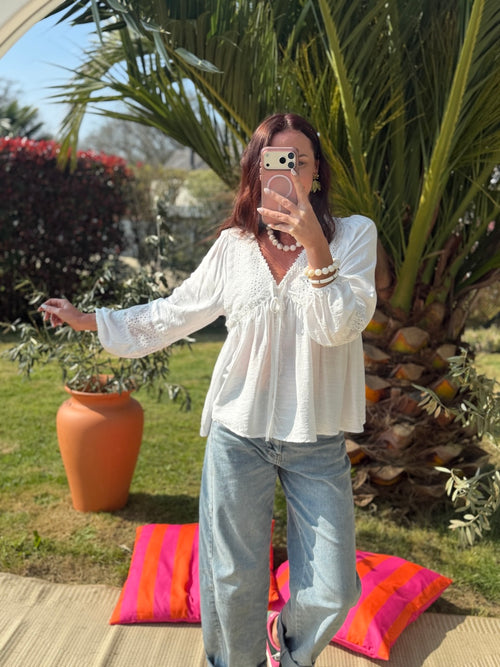 BLOUSE MARIELLA BLANCHE