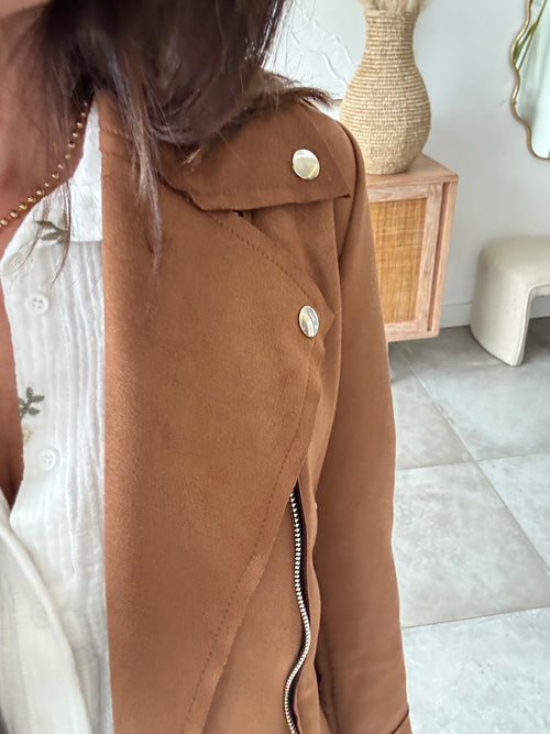 VESTE MARTIN CAMEL