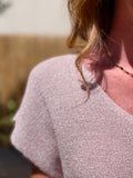 PULL FIN BESSY ROSE PALE