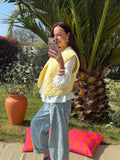 GILET LOUISE JAUNE