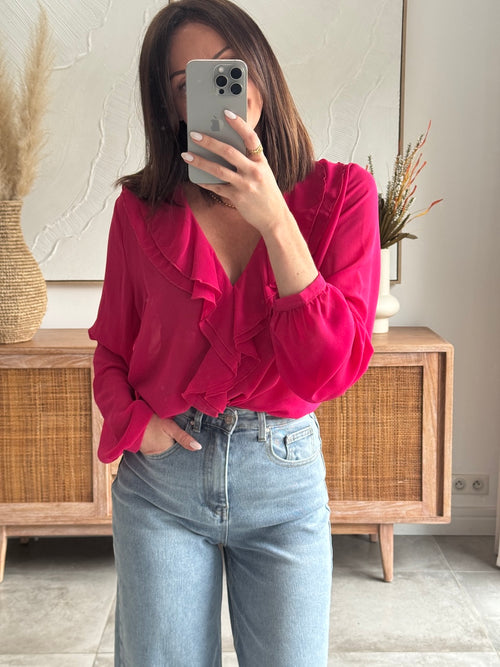 BLOUSE CHARLIE FUSHIA