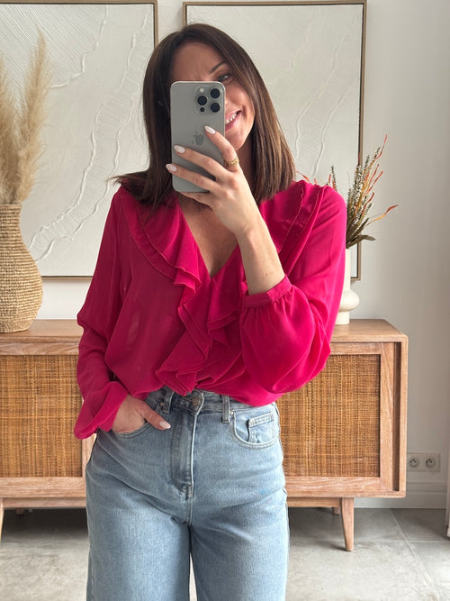 BLOUSE CHARLIE FUSHIA