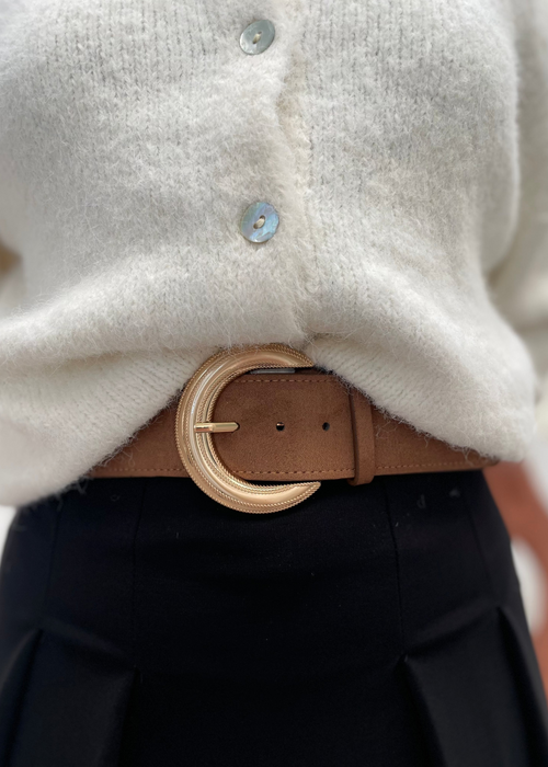 CEINTURE SHAIMA MARRON
