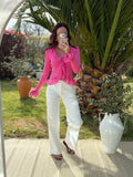 GILET CAMILLE FUSCHIA