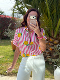 CHEMISE SISSI ROSE