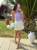 JUPE SHORT NOLI ECRU
