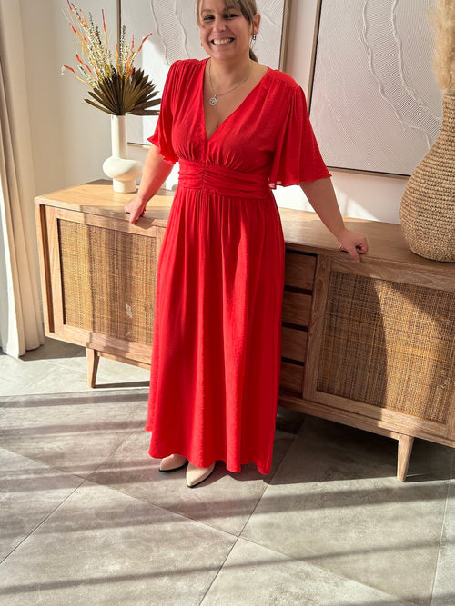 ROBE CAMELIA CORAIL