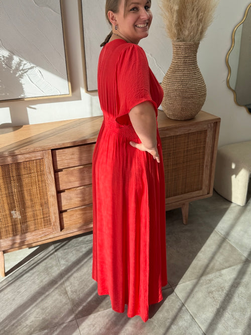 ROBE CAMELIA CORAIL