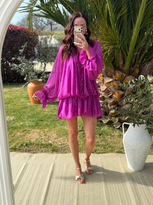 ROBE LIVIA FUSCHIA