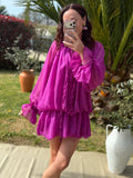 ROBE LIVIA FUSCHIA