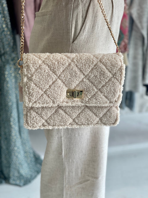 BOLSO BOUCLETTE BEIGE