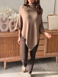 PONCHO FLORIANE TAUPE