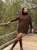 ROBE PULL MARION CHOCOLAT
