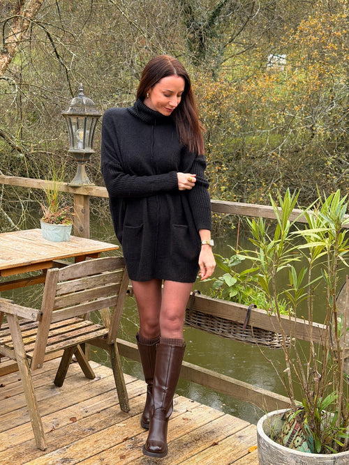 ROBE PULL MARION NOIRE