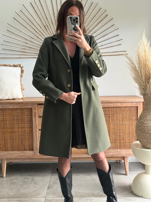 MANTEAU ESTELLE KAKI