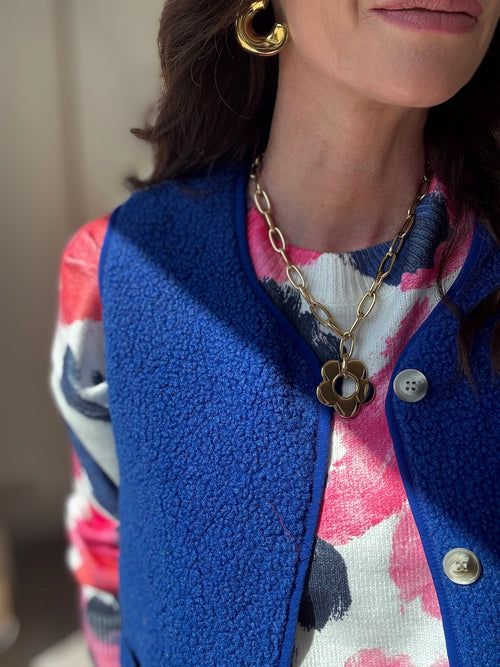 GILET JUDY BLEU