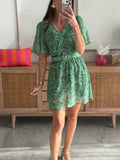 ROBE MILI VERT