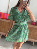 ROBE MILI VERT