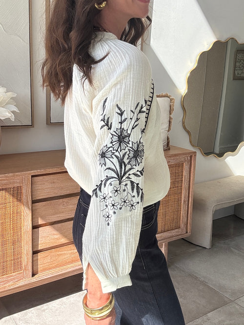BLOUSE THALIA ECRU