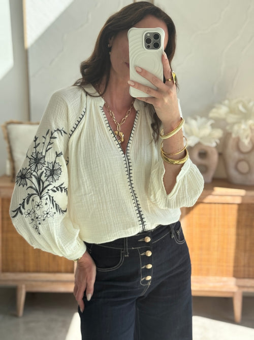 BLOUSE THALIA ECRU