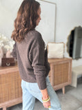 PULL BISOUS CHOCOLAT