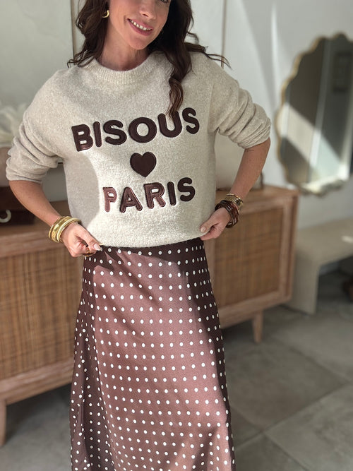 PULL BISOUS BEIGE