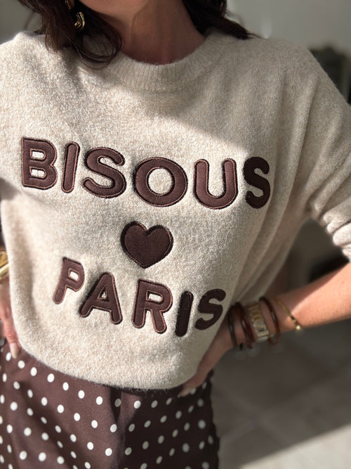 PULL BISOUS BEIGE