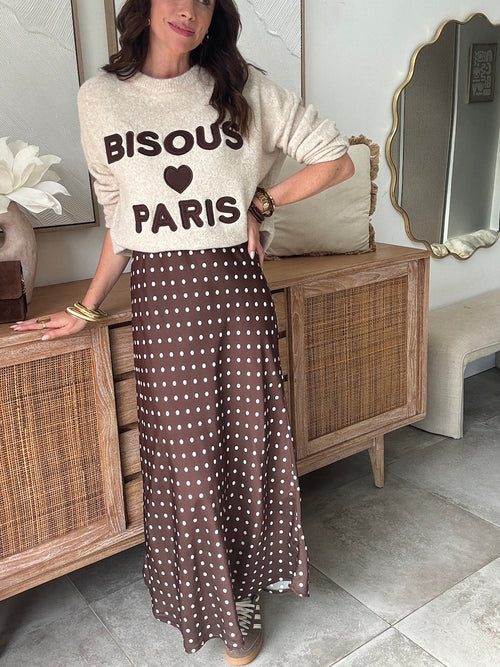 PULL BISOUS BEIGE