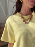 TEE SHIRT OLYMPE JAUNE