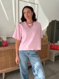 TEE SHIRT OLYMPE ROSE PALE