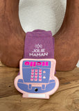 CHAUSSETTES JOLIE MAMAN LILA