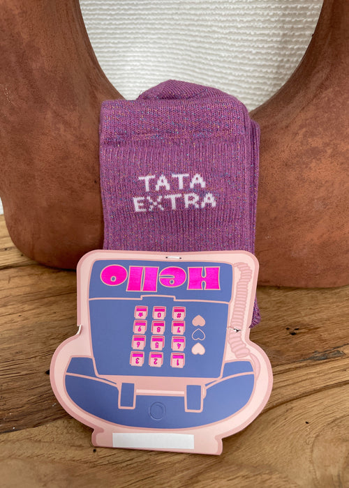 CHAUSSETTES TATA EXTRA LILA