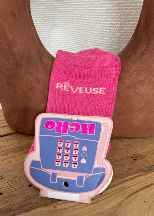 CHAUSSETTES REVEUSE ROSE