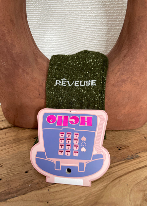 CHAUSSETTES REVEUSE KAKI