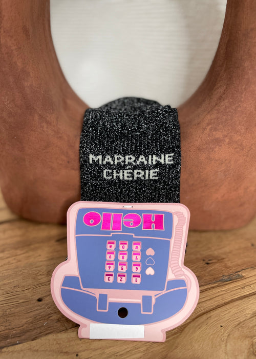 CHAUSSETTES MARRAINE NOIR